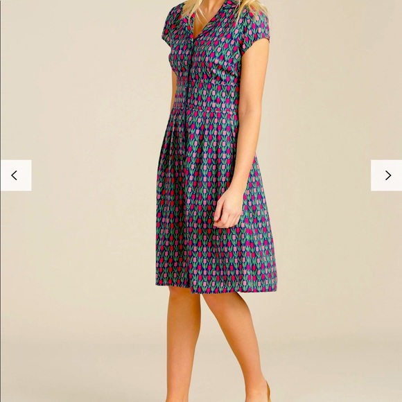 SeaSalt Dresses Seasalt Lottie Dress Tulips Marine Sz Poshmark